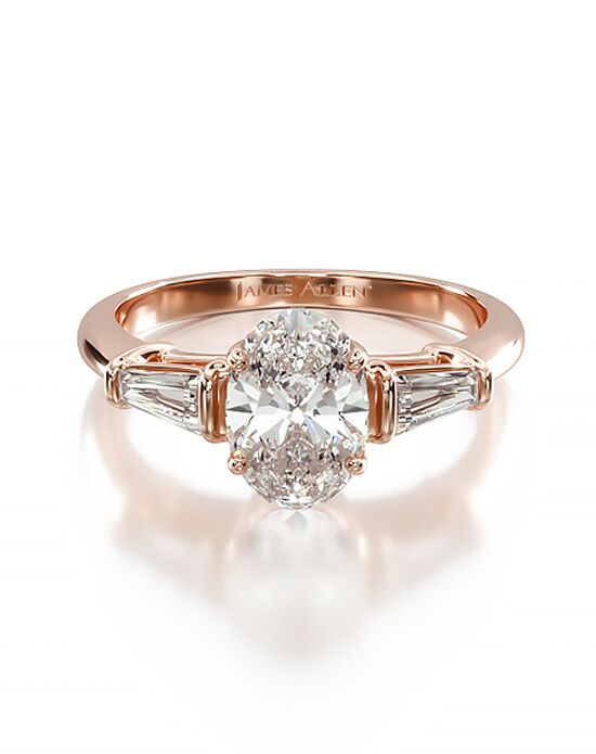 James Allen 17150 Rose Gold Engagement Ring | The Knot