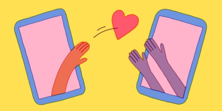 We met online during the first COVID 19 lockdown. 