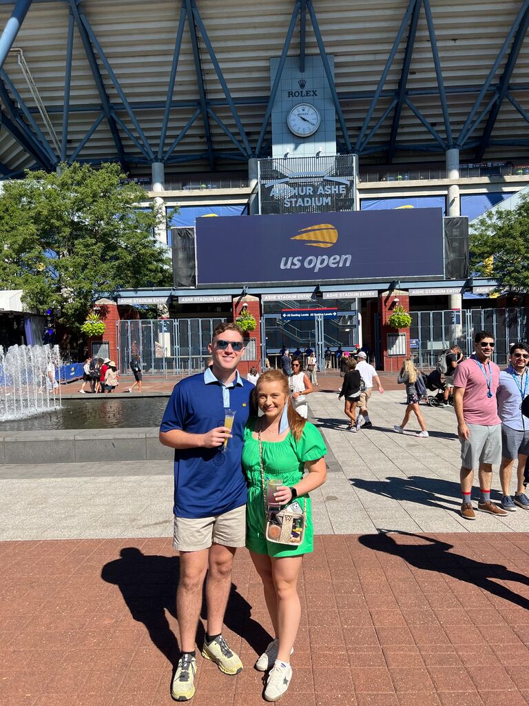 Highlights from the 2022 US Open are winning a Suite in Arthur Ashe Stadium for the day and watching Rafa Nadal play!