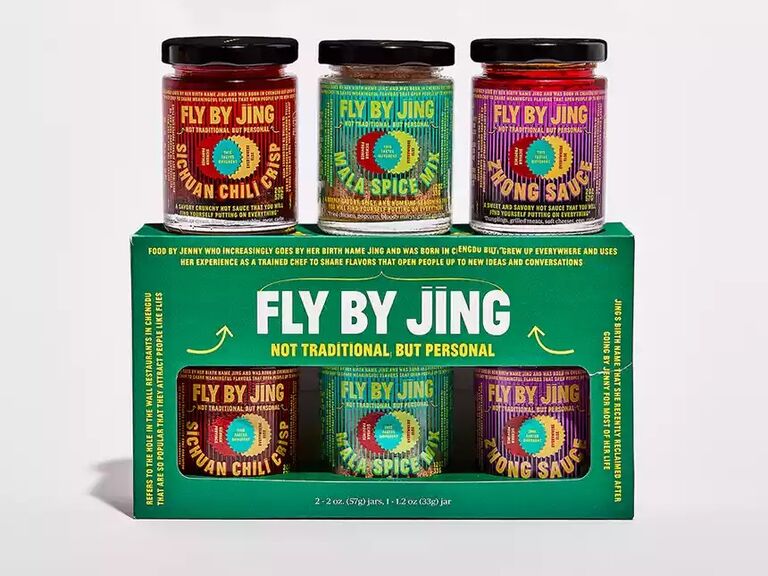 Fly By Jing spicy condiment gift set for husband
