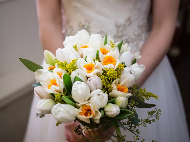 Darling Daffodil and Tulip Bouquet 