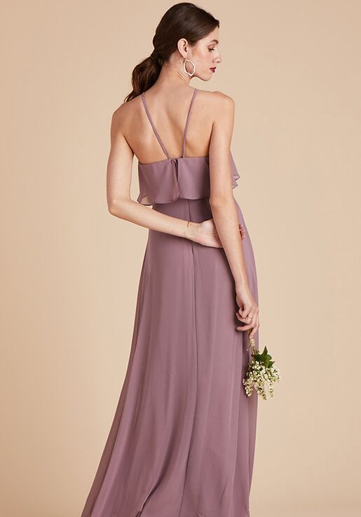 dusky mauve bridesmaid dresses