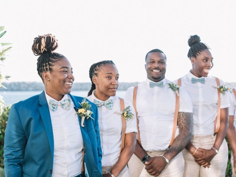 How To Style Mixed Gender Bridal Parties