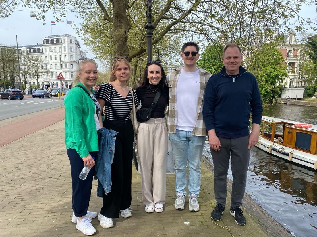 Reunited with the best Danish host family ever in Amsterdam