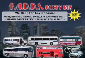 F.A.D.D.S. Party Bus - Party Bus - Mount Juliet, TN - Hero Main