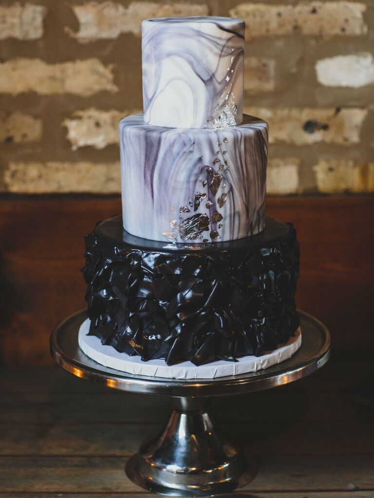 24 Black Wedding Cakes for the Ultimate Show-Stopper