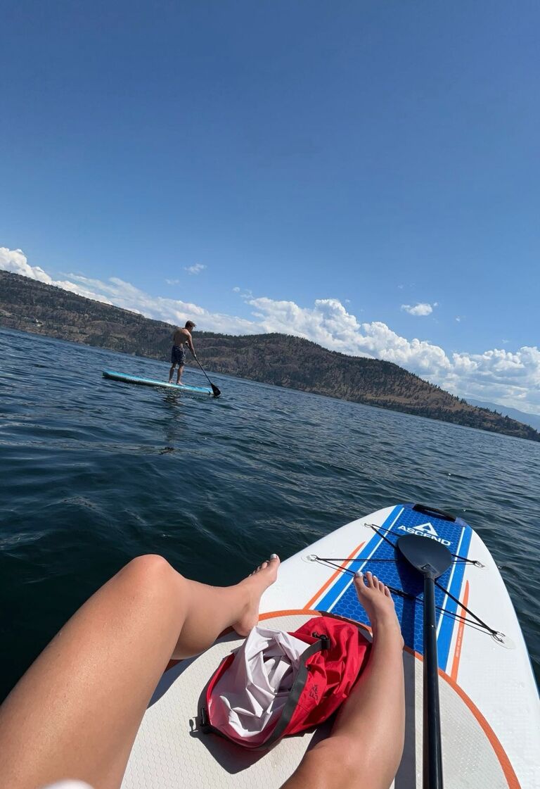 Paddle Boarding on Okanagan Lake - Summer 2024