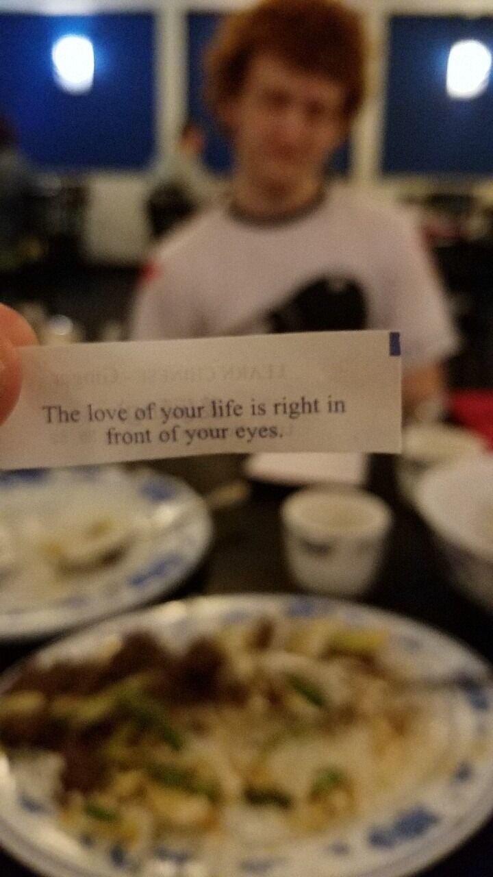 This is the fortune I got on a date with Max while visiting him in Ames.