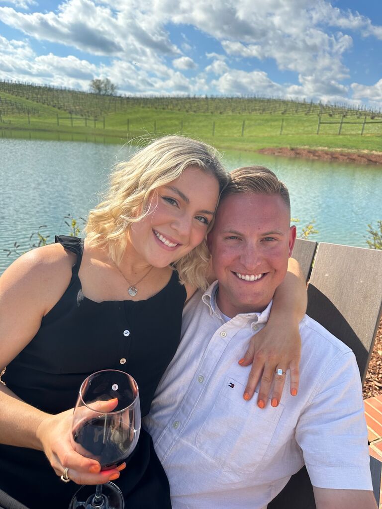 After the surprise proposal, Kyle and Dare celebrated with a nice dinner and calling their closest friends and family. We quickly decided that we were going to savor the titles of fiance for over two years, deciding to have a wedding in September of 2025. 