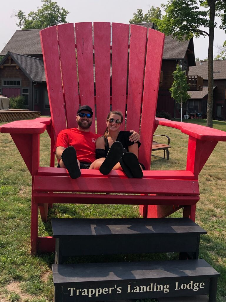 Our first trip to the state where we'd eventually get engaged in