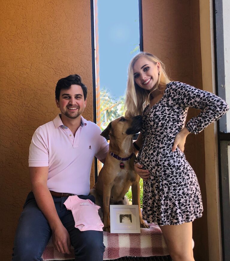 We learn we will be welcoming our Clover girl into our little family.