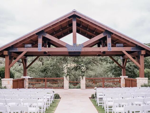 Texas Hill Country wedding venue in Boerne, Texas.
