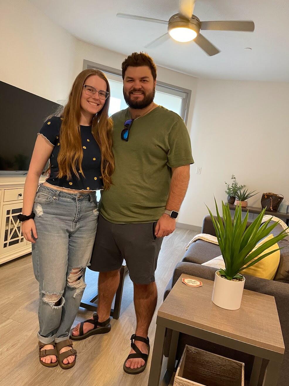 Moved into our first apartment together!