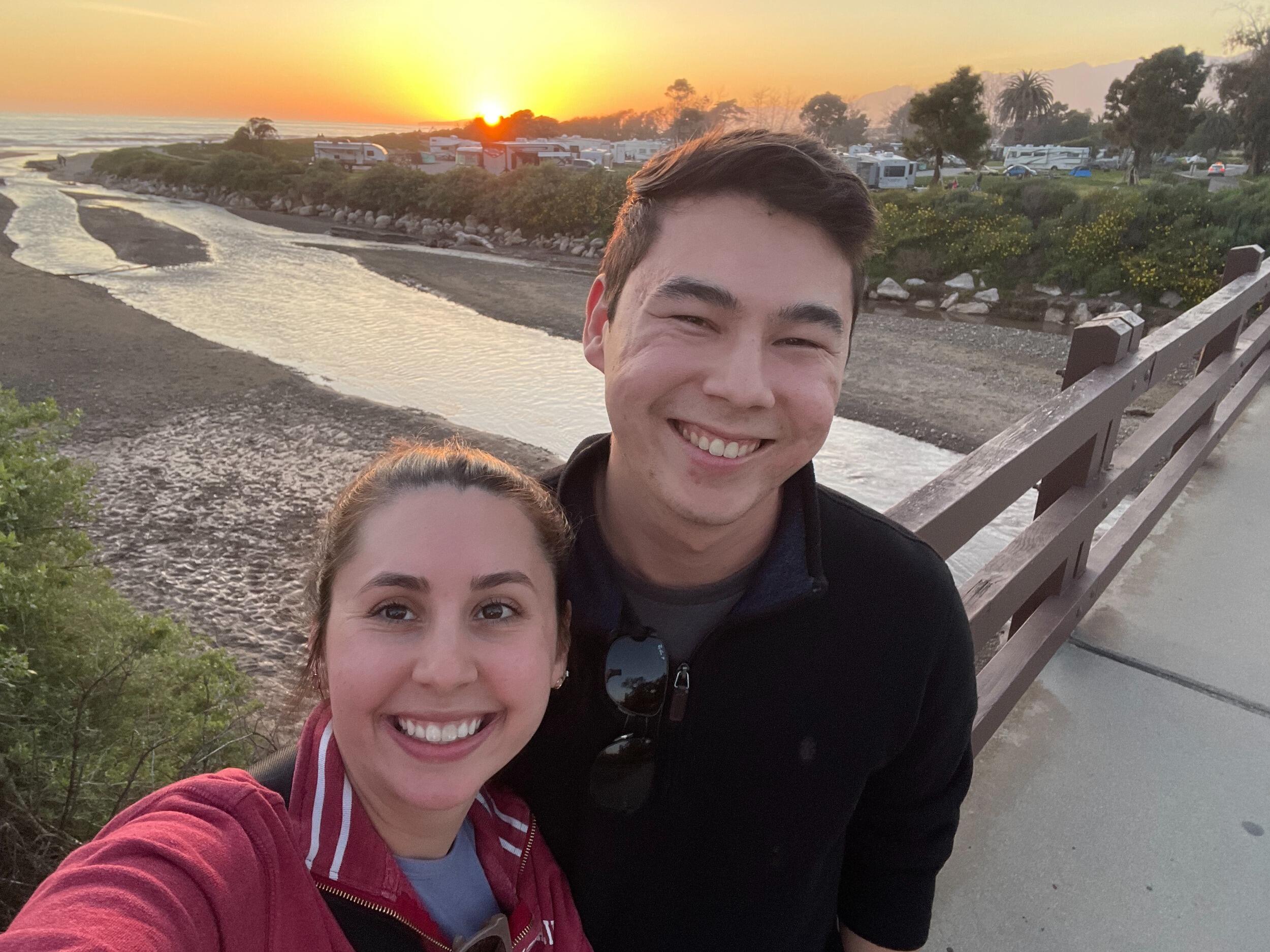 Camping at our favorite place, Carpinteria