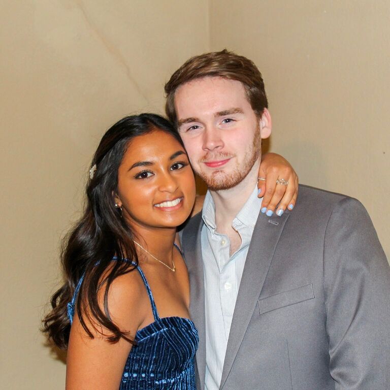 All dressed up for our winter formal!