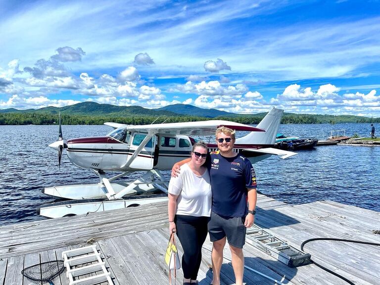We went to Moosehead where we rode a seaplane and SAW A MOOSE!!!!