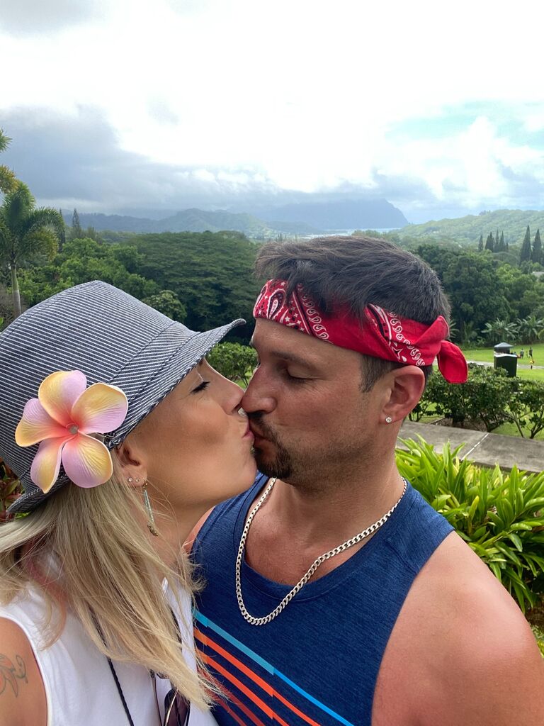 Our very first (major adult) vacation to Oahu, HI. This pic was taken at Kaneohi- He'eia. What a beautiful island, we didn't want to leave, but eventually we got home sick, but not before we extended our trip an extra week!! 