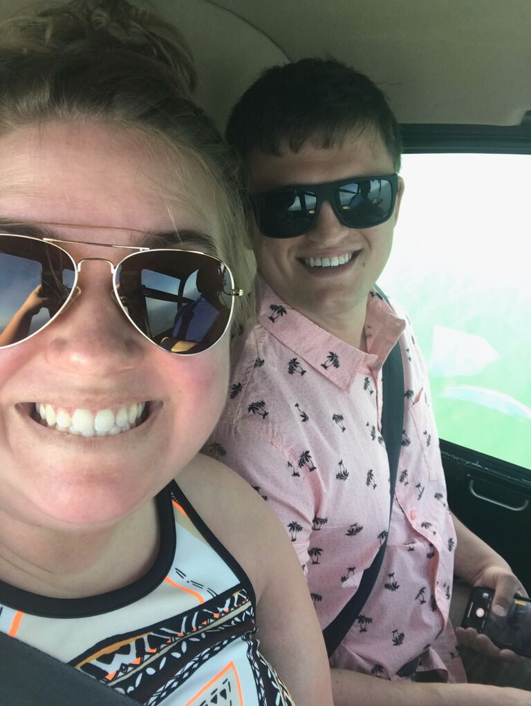 Our first trip together! Helicopter ride in Myrtle Beach!