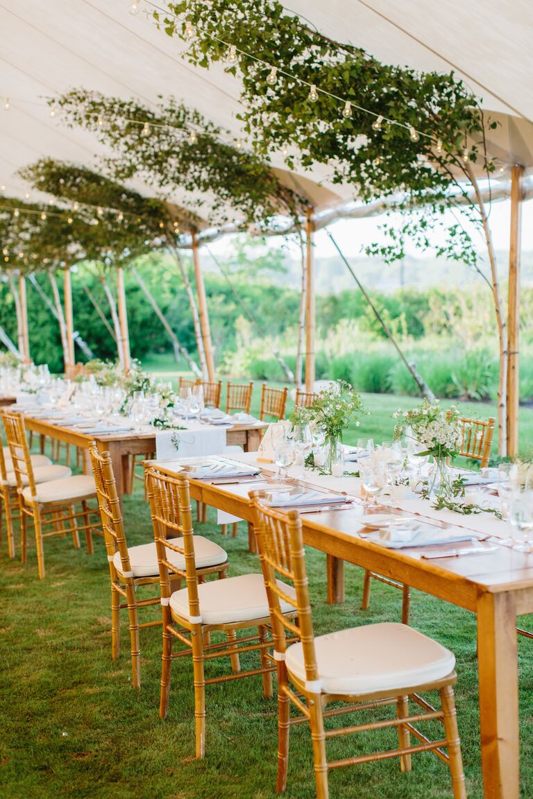 tented weddings twinkly lights