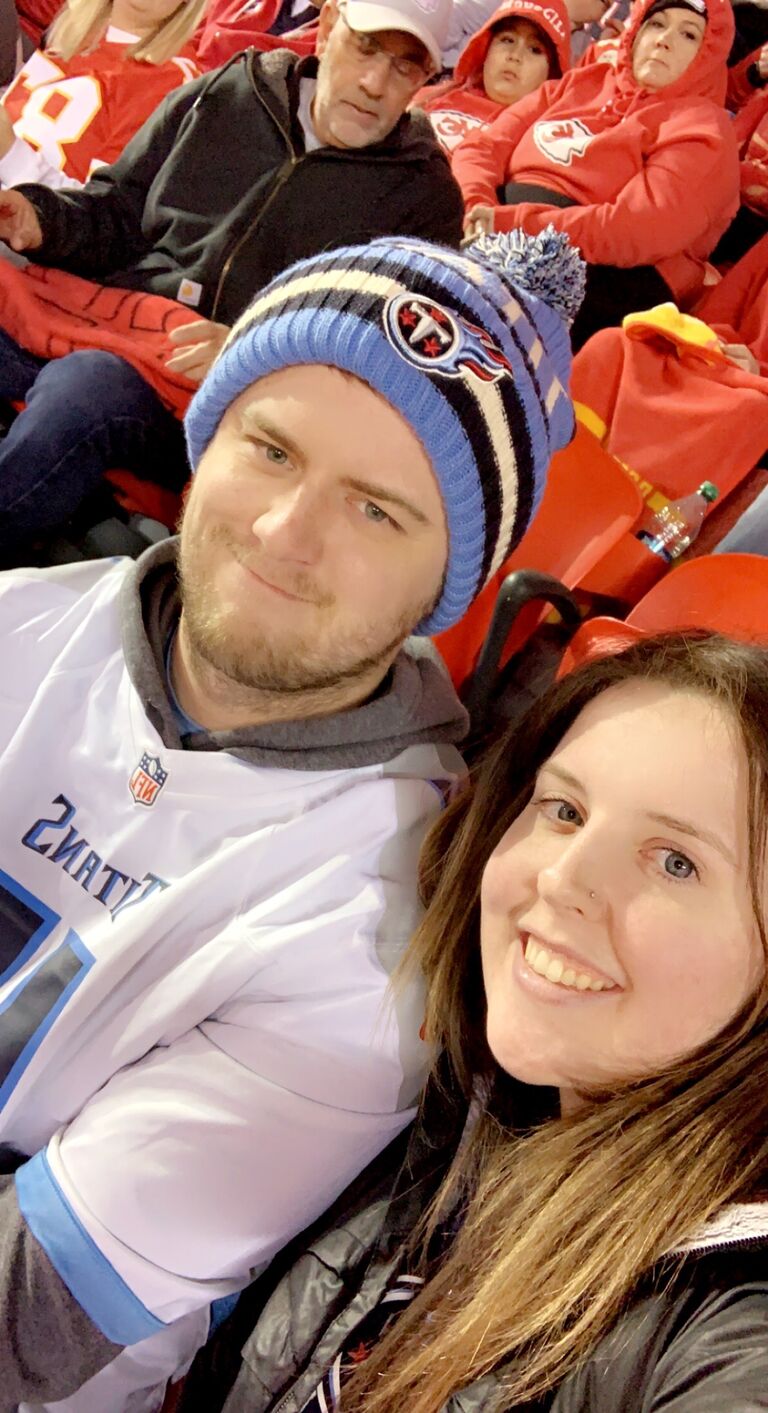 Trip to KC to cheer on the Tennessee Titans.