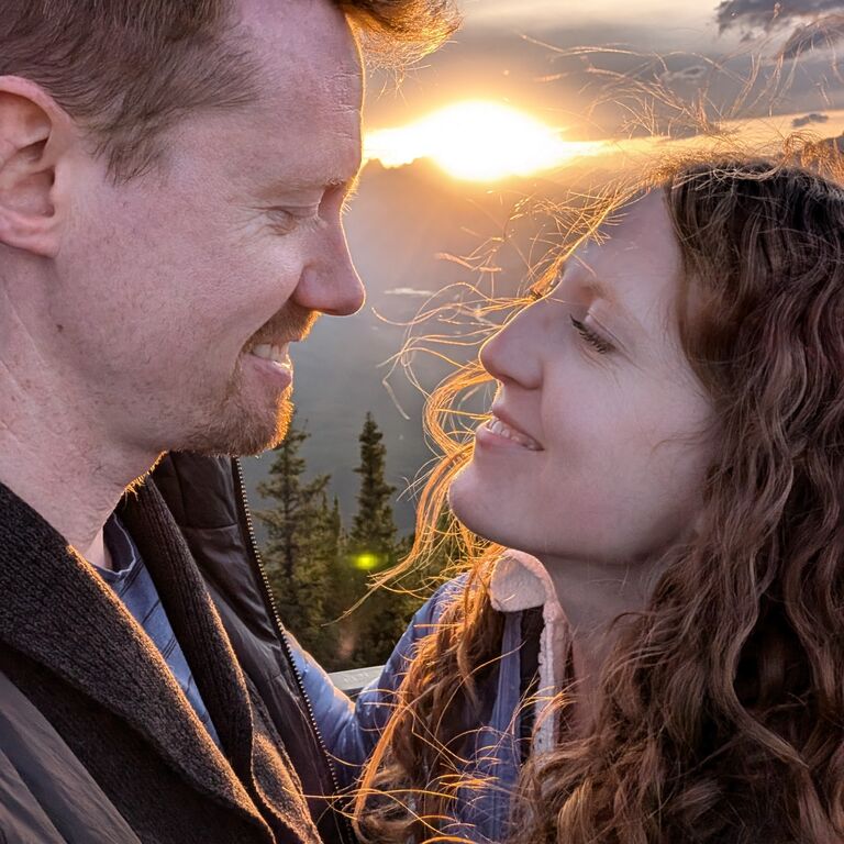 Sunset on top of the Banff Gondola. It was a long day!