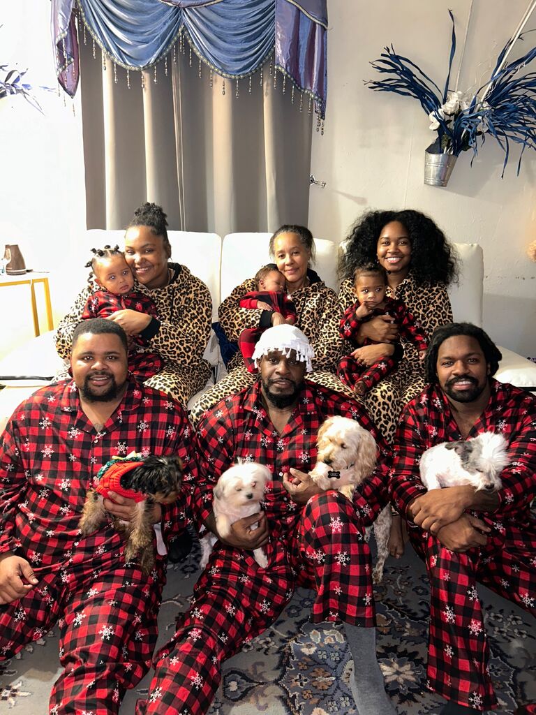 Christmas spent with family.