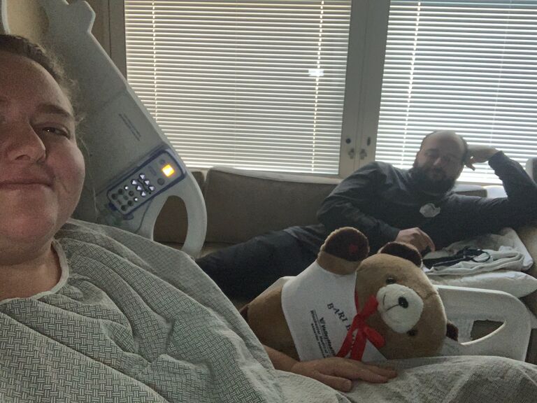 Tori underwent bariatric surgery with Zach by her side. This was the start to a long road to recovery, all while building our home