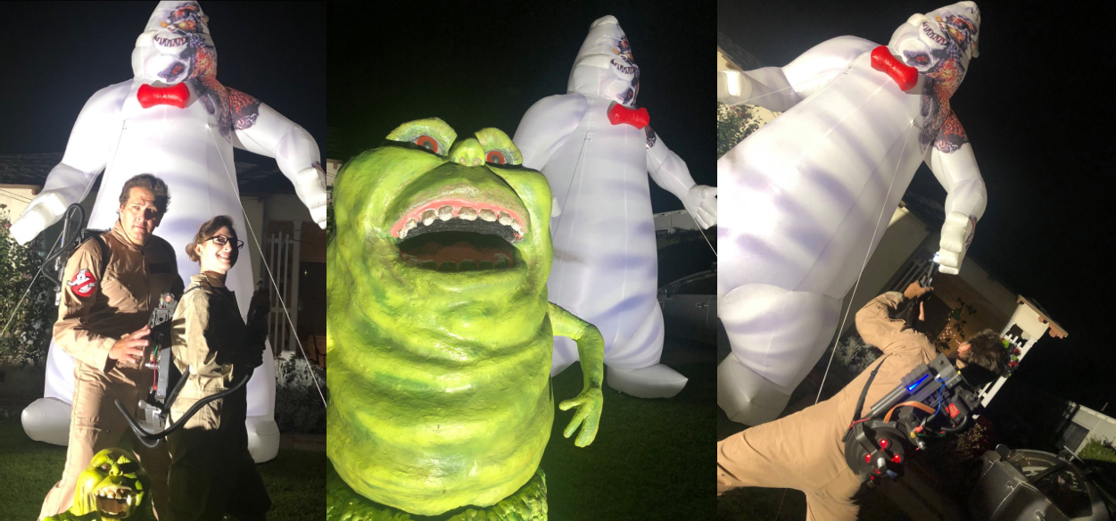 The Movie Guys Ghostbusters Party Ecto 1 Rental Party Inflatables Burbank Ca The Bash