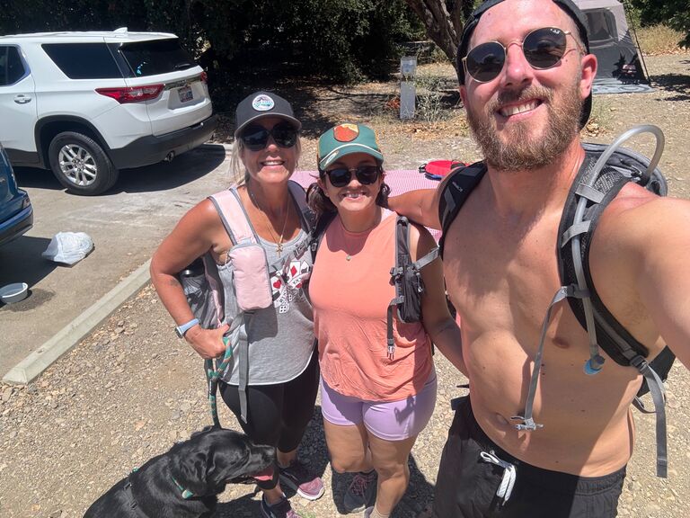 Derek & Kathy decided to take his mom (Gretchen) and dog (Numa) camping (not glamping) for her birthday in Malibu, CA. We found out Numa is scared of heights.