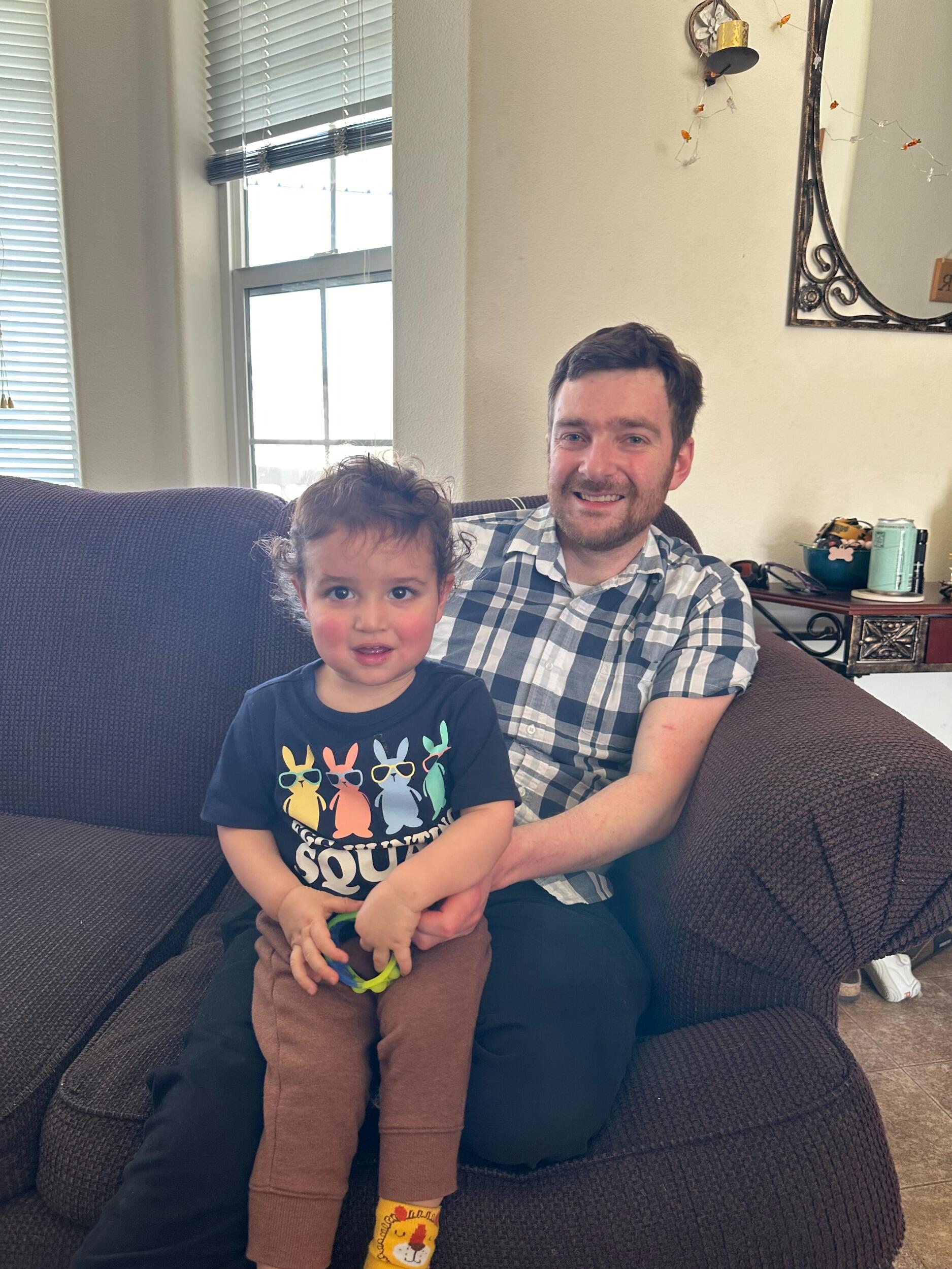 Andrew joined Marissa's family for Easter. Marissa's nephew, Daksh, sure loves Uncle Andy!