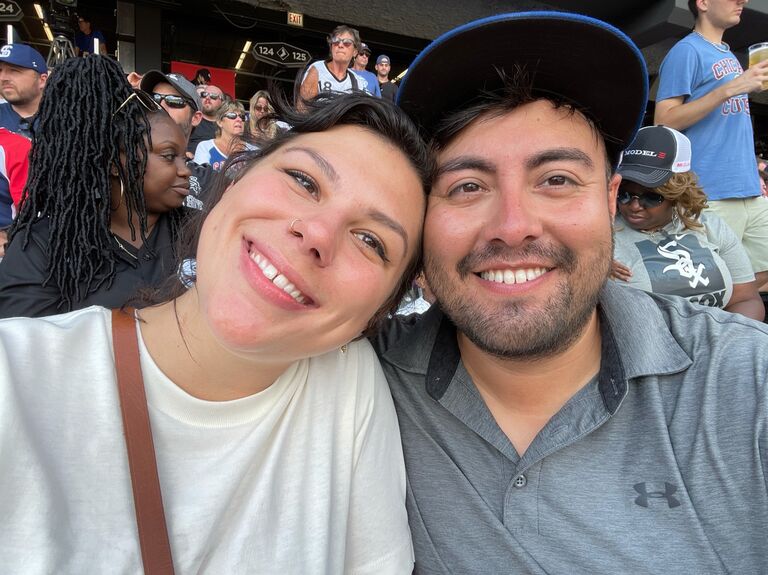 Cubs vs Sox game, also where Greyser made his IG debut.