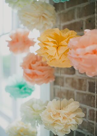 Paper Flower Wedding Decor -- See the Photos!