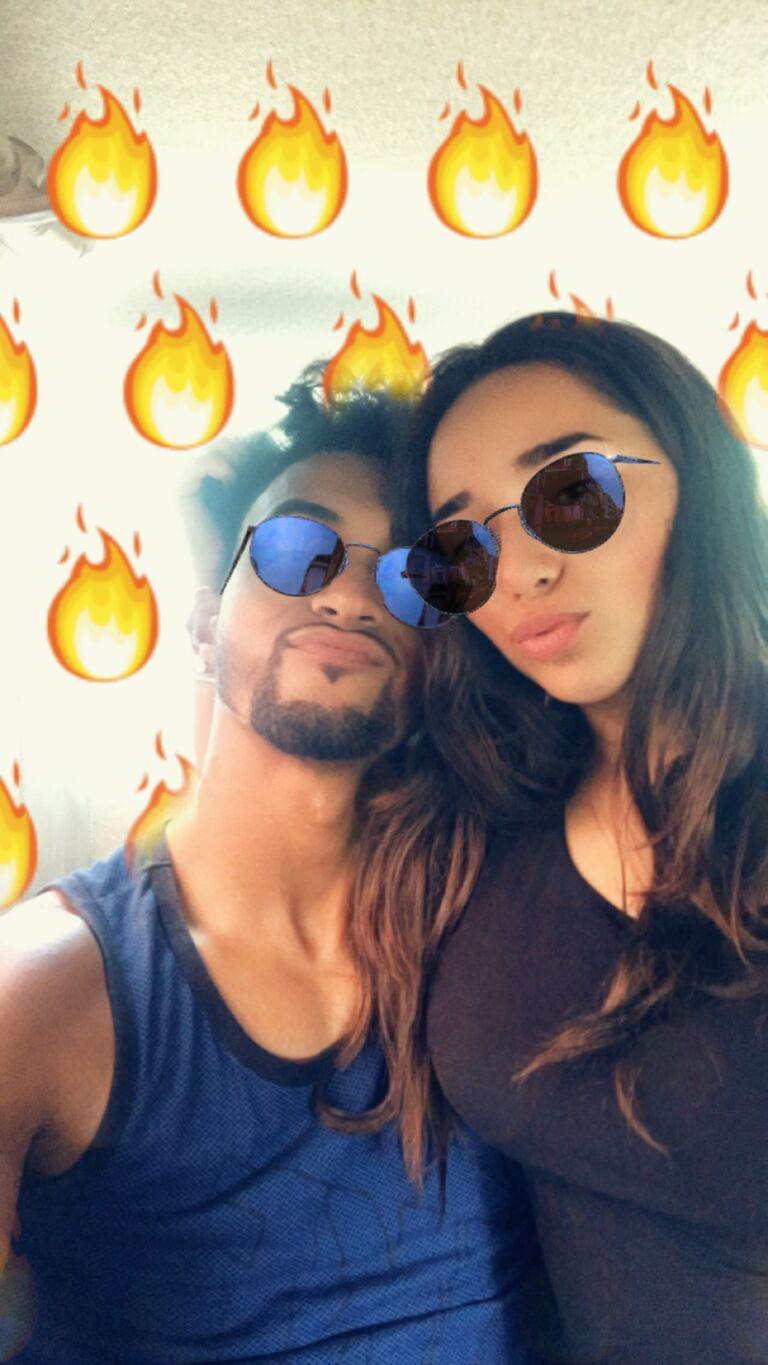 Ayleen & Justin continued 'talking' and hang out as much as possible before Justin left for college. They decided that they would continue to talk throughout the long distance time-period. This pic was the first and last that they took together before Justin moved to New York.