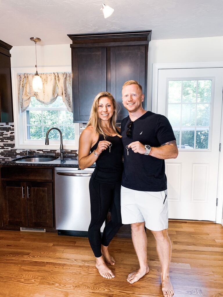 Scott and Allie buy their first home in Westford, MA!