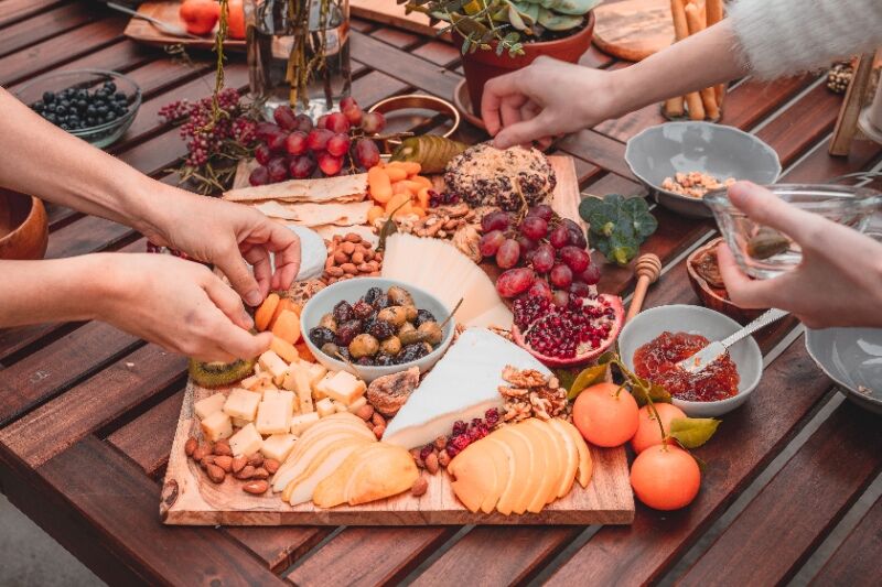 Park birthday party - charcuterie board