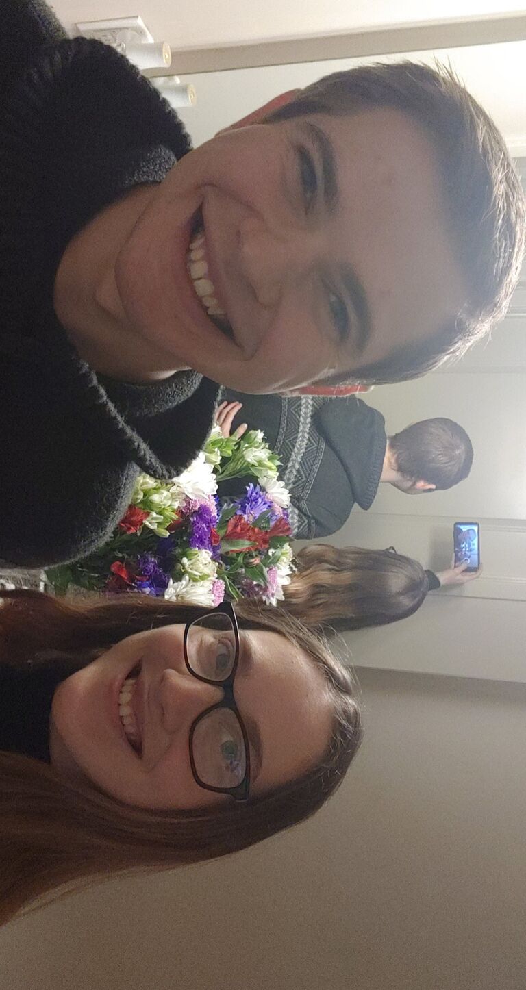 First Valentine's Day. Hailey snuck into Bobby's apartment to put Bobby's gift on his bed and didn't even see the surprise flowers on Bobby's sink he bought for her.