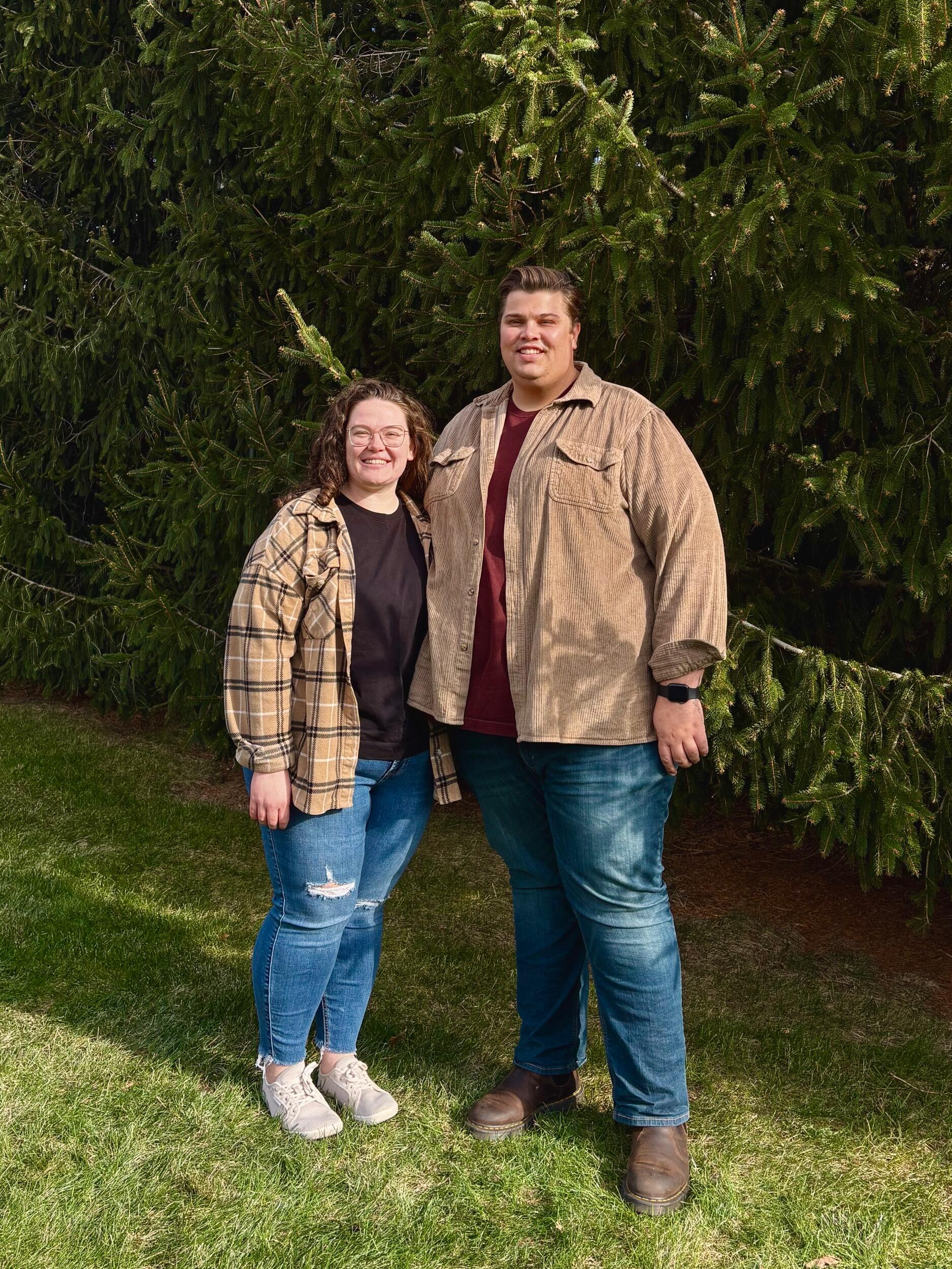 Austin & Lauren were grateful to celebrate Thanksgiving with both families.