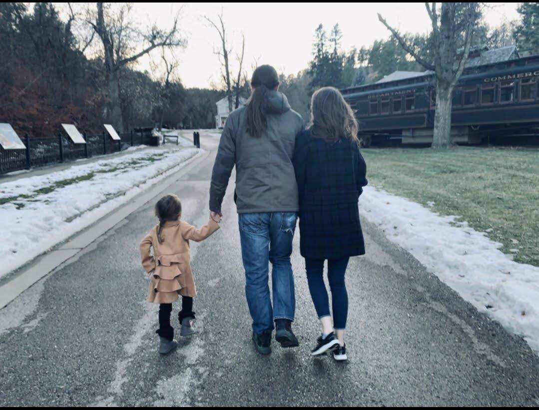 Feeling each other out. Alex got to start spending time with the girls in October, 2022
