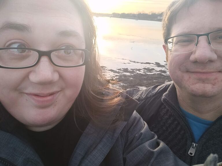 Our first holiday, a weekend away in Swanwick.
