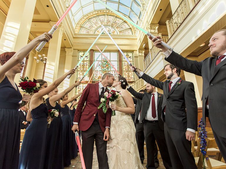 Star Wars Meets Gatsby In This Wedding