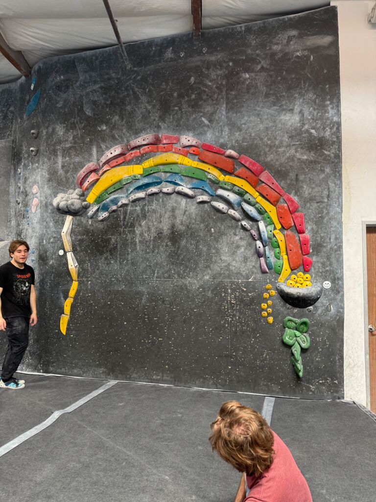 Started bouldering which is our new favorite hobby, it’s so fun motivating each other!