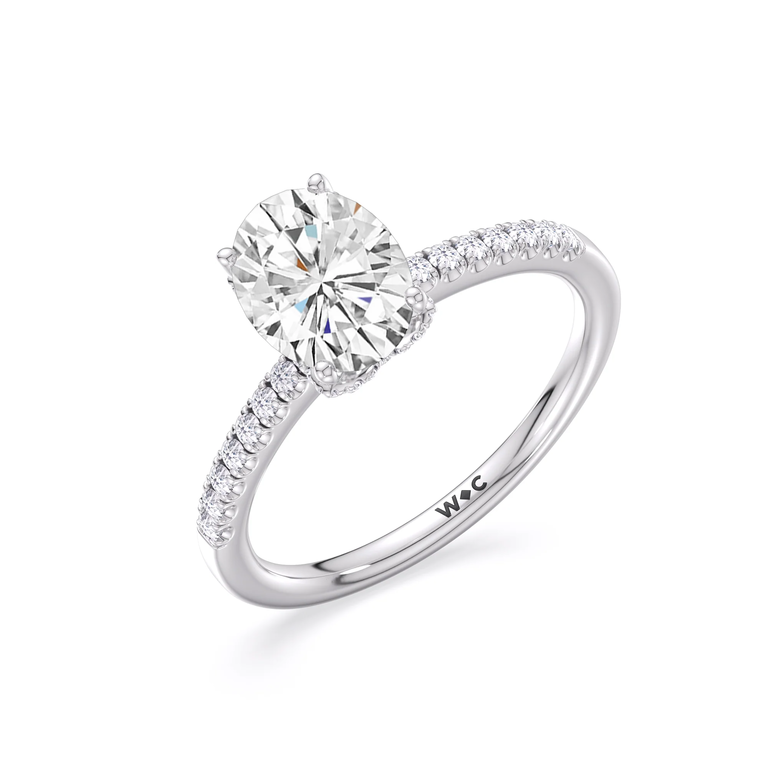 With Clarity engagement ring