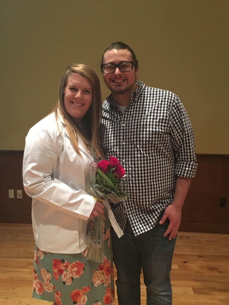 White coat ceremony.