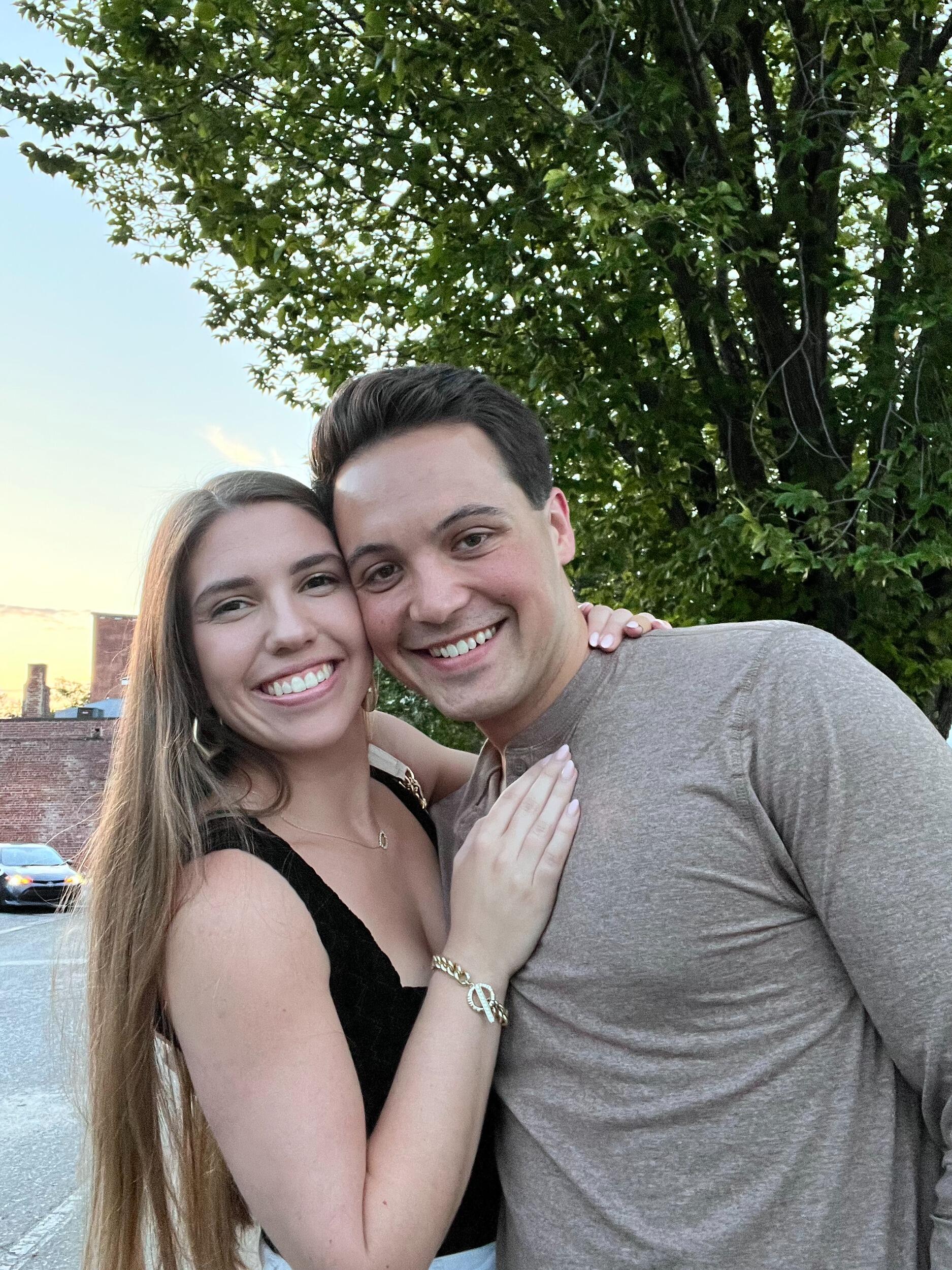 A photo from our first "official" date; Ben planned a dinner at Villa Tronco, followed by dessert at The Robinson Room. 

Villa Tronco is South Carolina's oldest restaurant. 