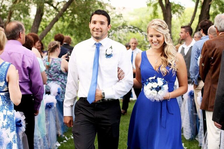 Forever wedding dates at Adar's sisters (Lauren & Dan) wedding in Green River, WY.