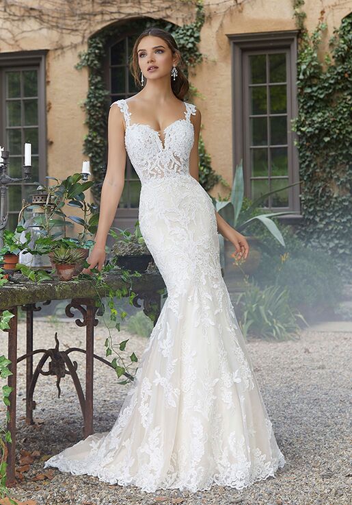 soft mermaid wedding dress