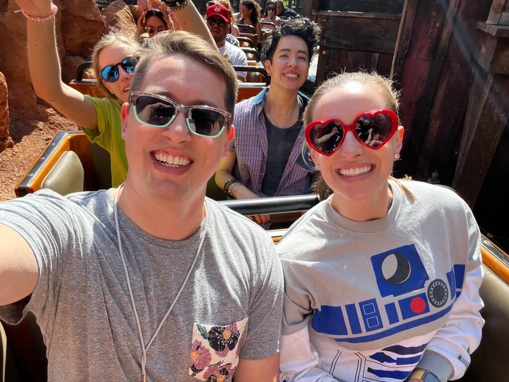 Kirsten and Tyler meet up at Disneyland, marking the first time they have spent an entire day together in person in years. Tyler gets his first lived experience with the Cannon family level of Disney mania, though he does opt out of rope-dropping and meets up with them at around 10am. If you've ever heard Kirsten and Tyler joke about "churros for dinner," this is where that was born, because they did indeed eat churros for dinner. After a day of Disney magic and mania, they share a parting hug that feels just a little bit too comfortable; delightful, even. They decide that it would be good if they saw each other more in the coming months.