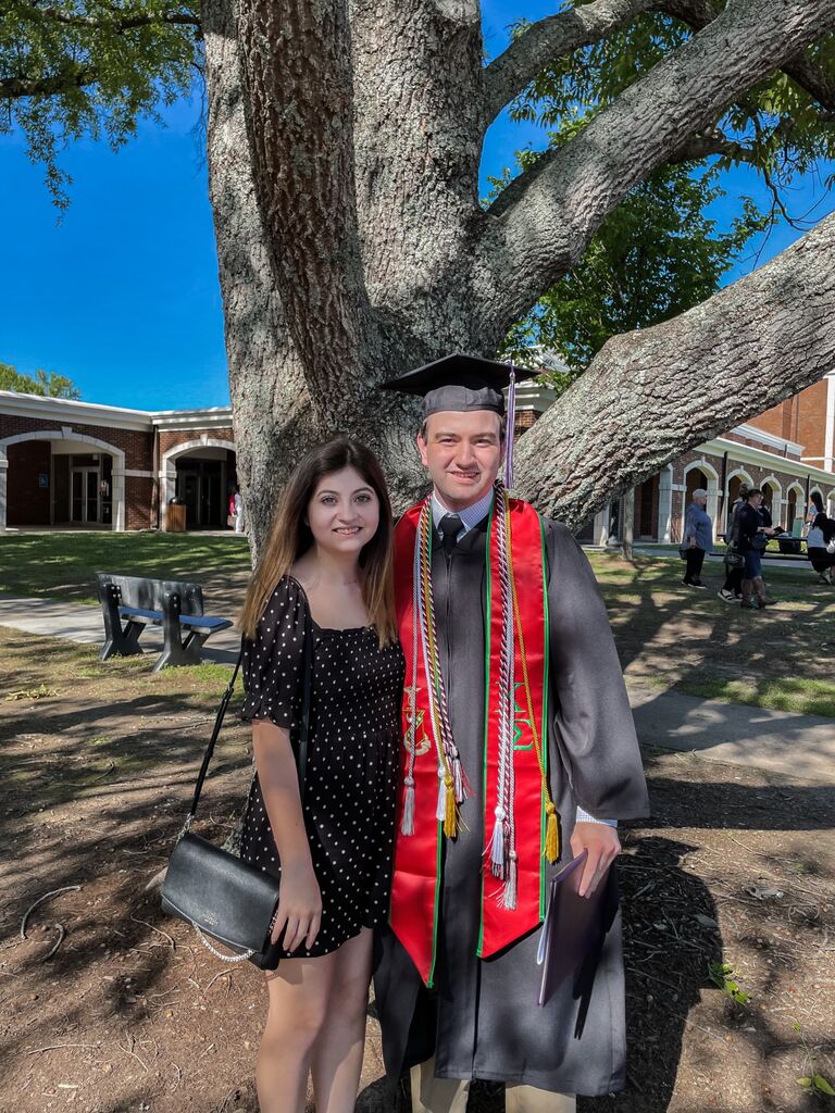 The day Michael graduated from UCA! I was so proud of everything he had accomplished. This photo reminds me of everything we’ve both been able to accomplish with the love and support of one another.