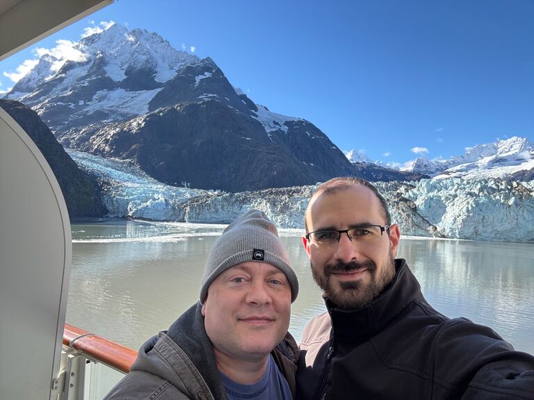 Matt's first vacation with the Flanagan family on an Alaskan cruise