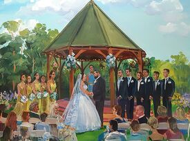 Live event, wedding painting by  Vesna - Live Painter - Boston, MA - Hero Gallery 4